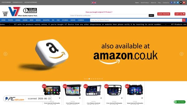 v7traders.com screenshot
