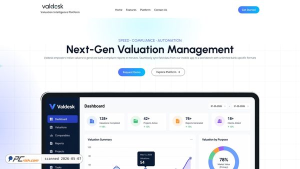 valdesk.in screenshot