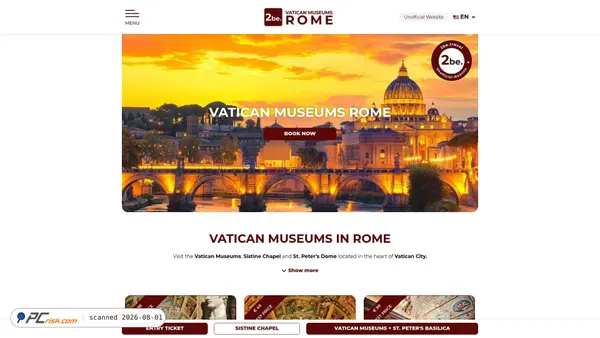 vatican-museums.com screenshot