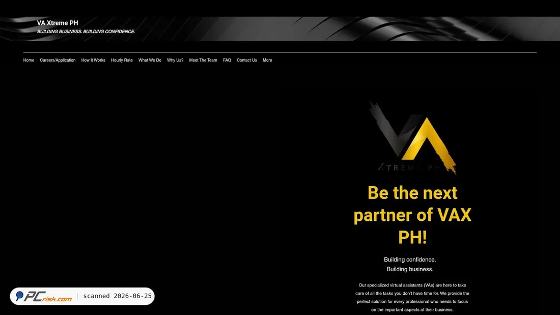 Captura de pantalla de vaxtremeph.com