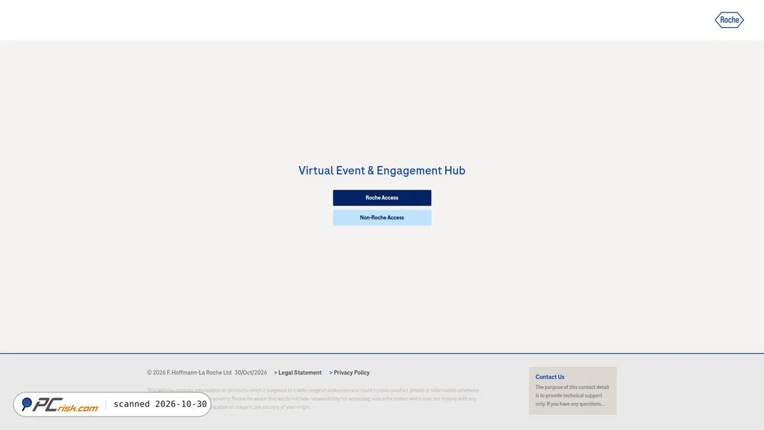 Screenshot di veeh.roche.com