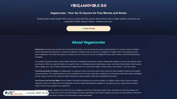 vegamovies.gallery screenshot