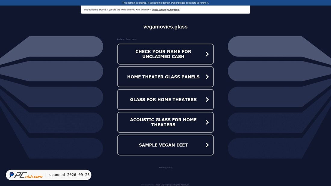 Screenshot of vegamovies.glass