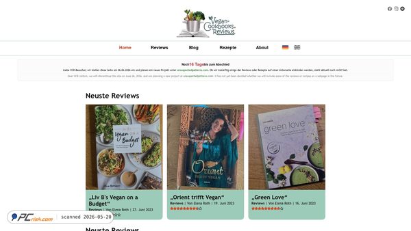 vegan-cookbooks-reviews.com screenshot