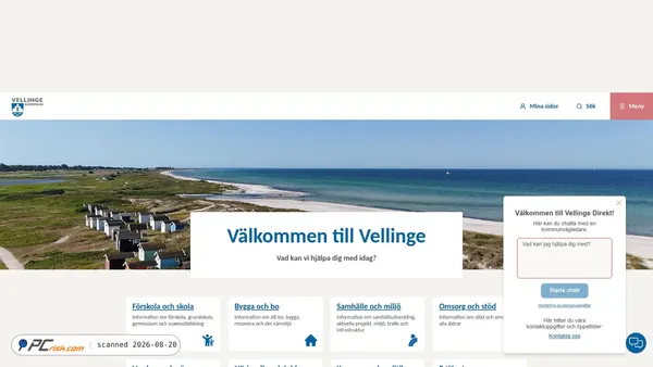 vellinge.se screenshot