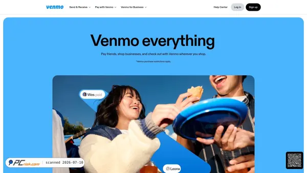 venmo.com screenshot