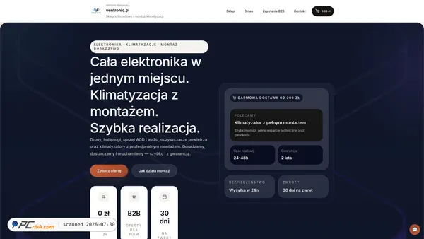 ventronic.pl screenshot