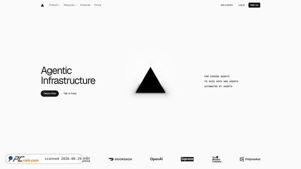 vercel.com screenshot
