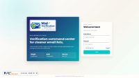 Screenshot di verimail.pcubeweb.com