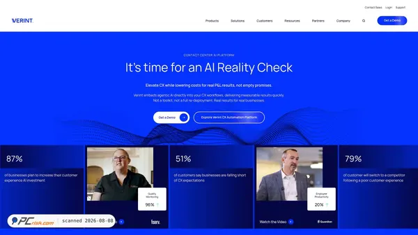 verint.com screenshot