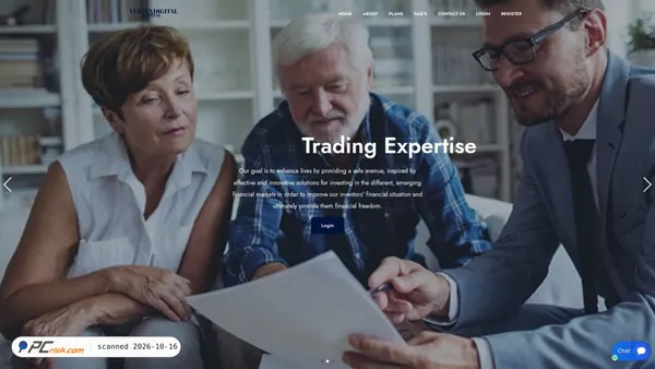 Captura de ecrã de vertex-digitalcapital.top