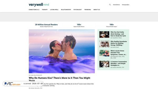 verywellmind.com screenshot