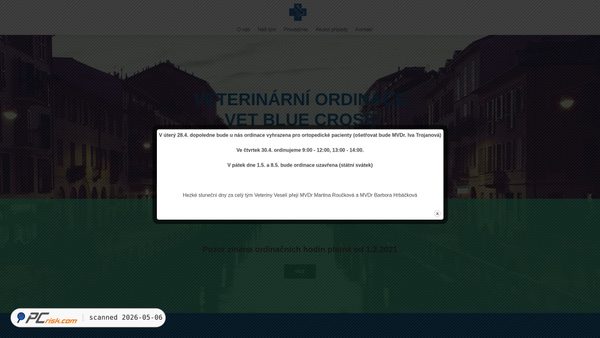 veterina-veseli.cz screenshot