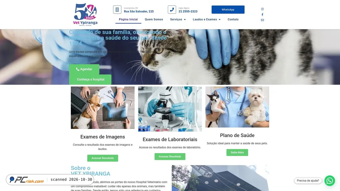 Screenshot von vetypiranga.com.br