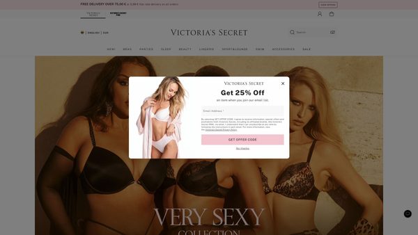 victoriassecret.com screenshot