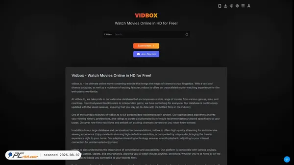 vidbox.vc screenshot