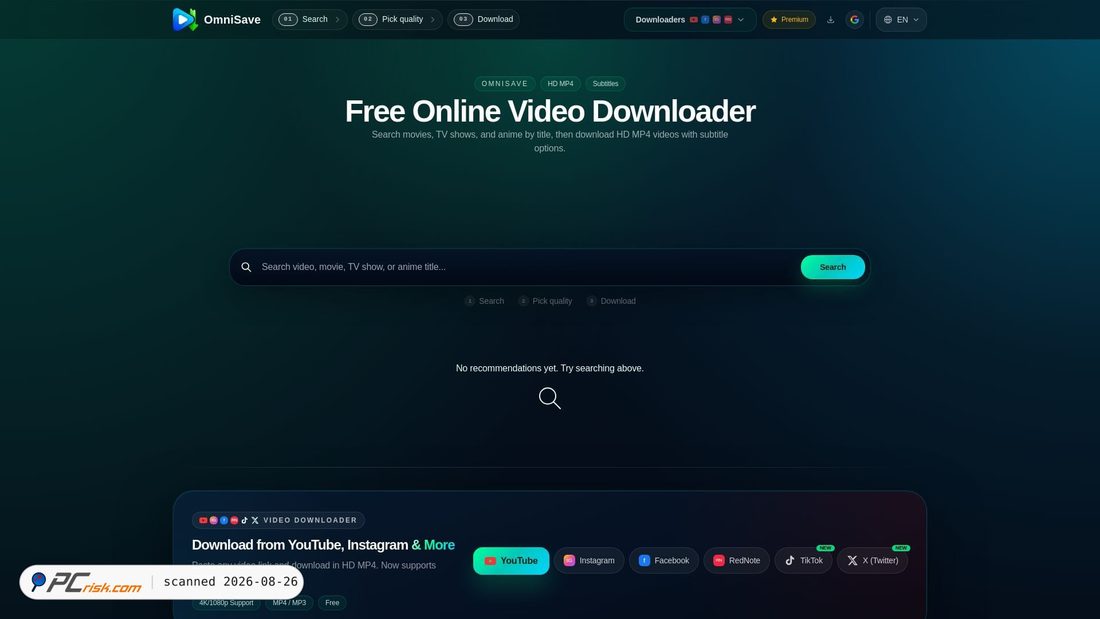 Screenshot von videodownloader.site