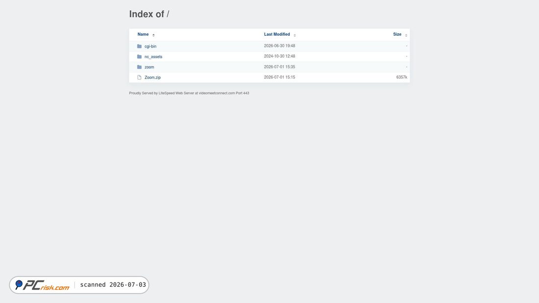 Screenshot of videomeetconnect.com