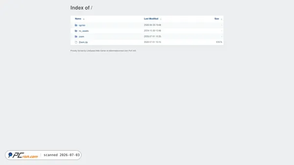 videomeetconnect.com screenshot