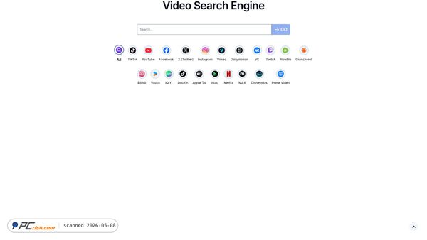 videosearch.io screenshot