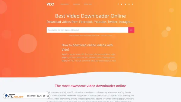 vido.download Screenshot