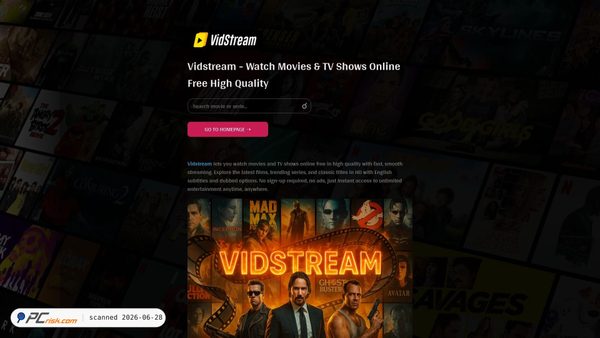 vidstream.watch screenshot