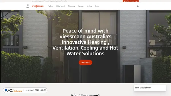 viessmann.com.au Screenshot