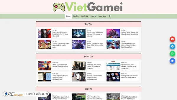 vietgamei.com screenshot