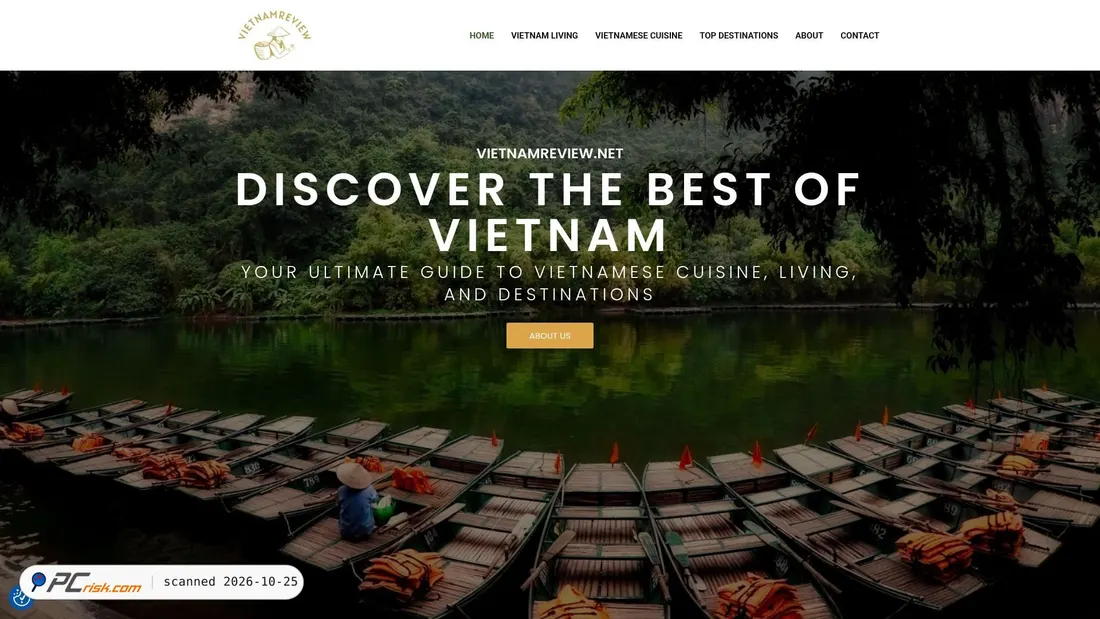 Captura de pantalla de vietnamreview.net
