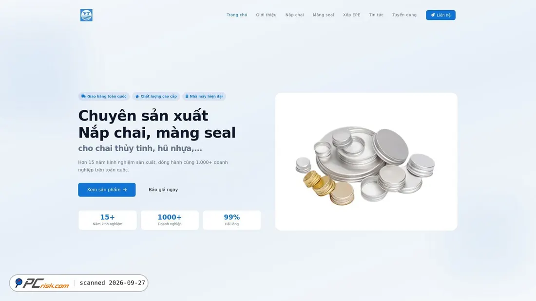 Captura de ecrã de vietthai.com.vn