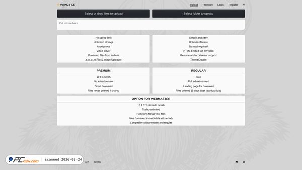 vik1ngfile.site screenshot