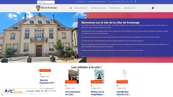 ville-knutange.fr screenshot