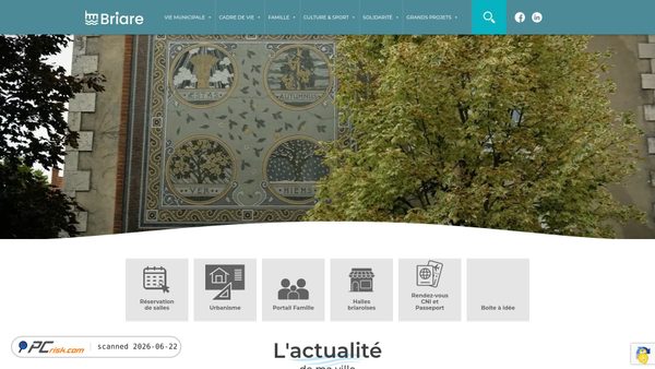 villedebriare.fr screenshot
