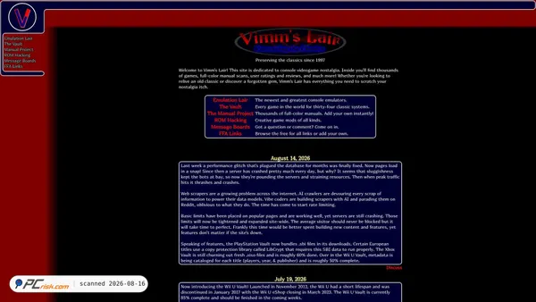 vimm.net screenshot