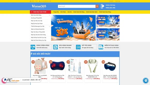 vinmart365.com Screenshot