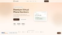 Captura de ecrã de virtualsms.de