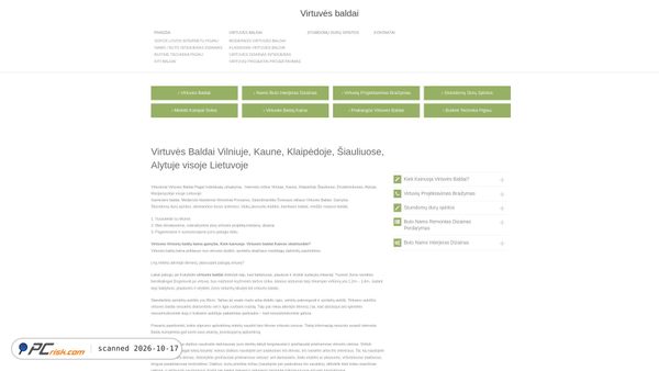 virtuvesbaldai69.lt screenshot