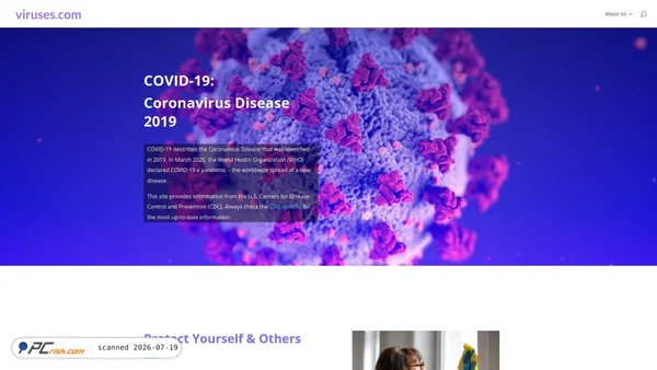 viruses.com screenshot