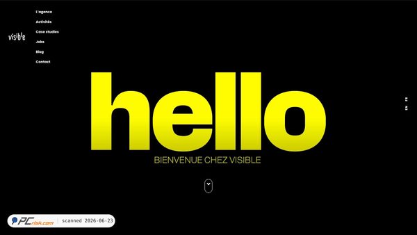 visible.be screenshot