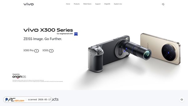 vivo.com screenshot