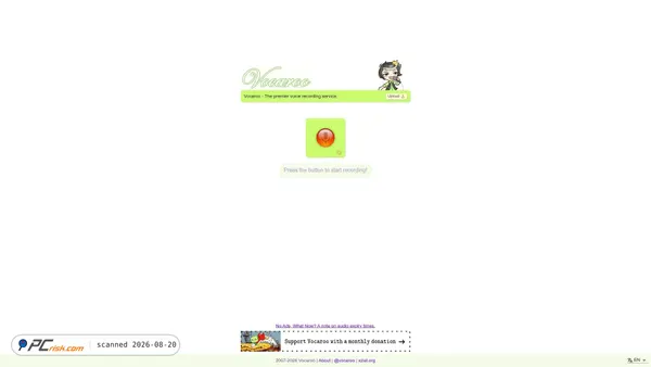 voca.ro screenshot