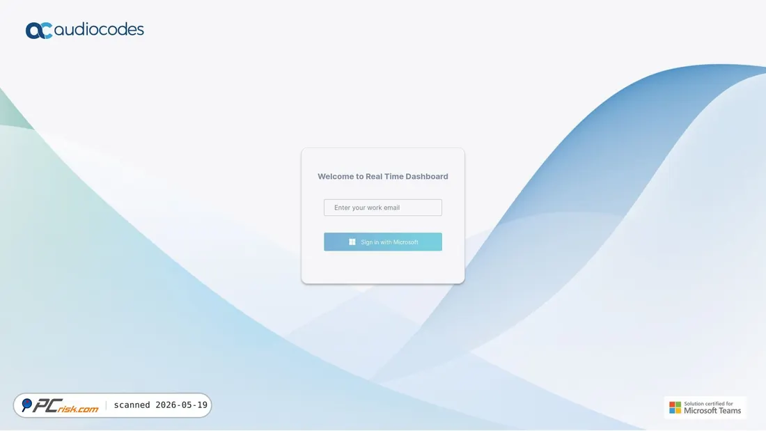 Screenshot of vocaus-rtd.audiocodesaas.com