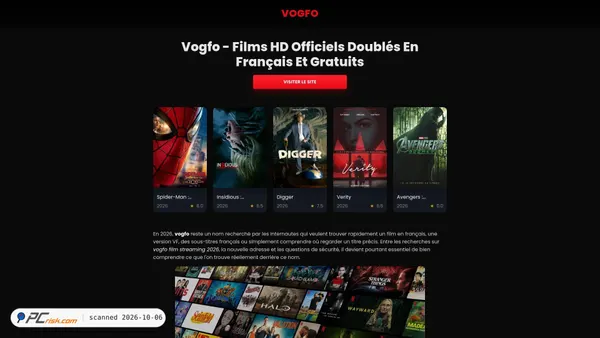 Screenshot van vogfo-online.pages.dev