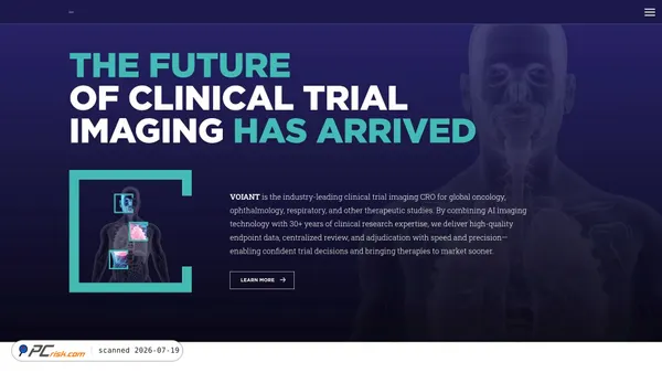 voiantclinical.com screenshot