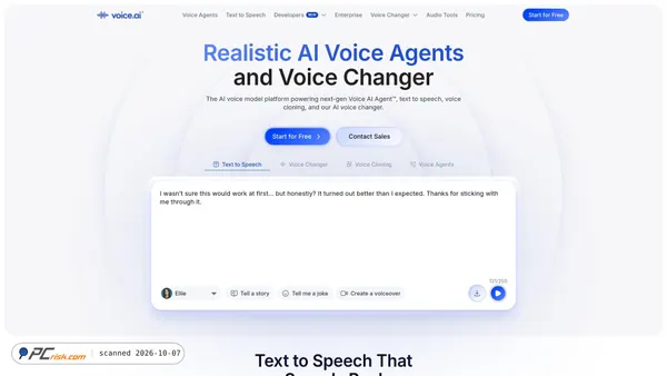 Captura de voice.ai