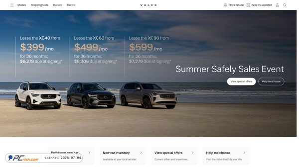 volvocars.com screenshot