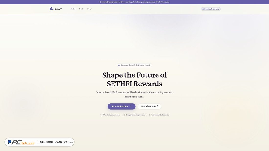 Screenshot of vote-ethfi.app