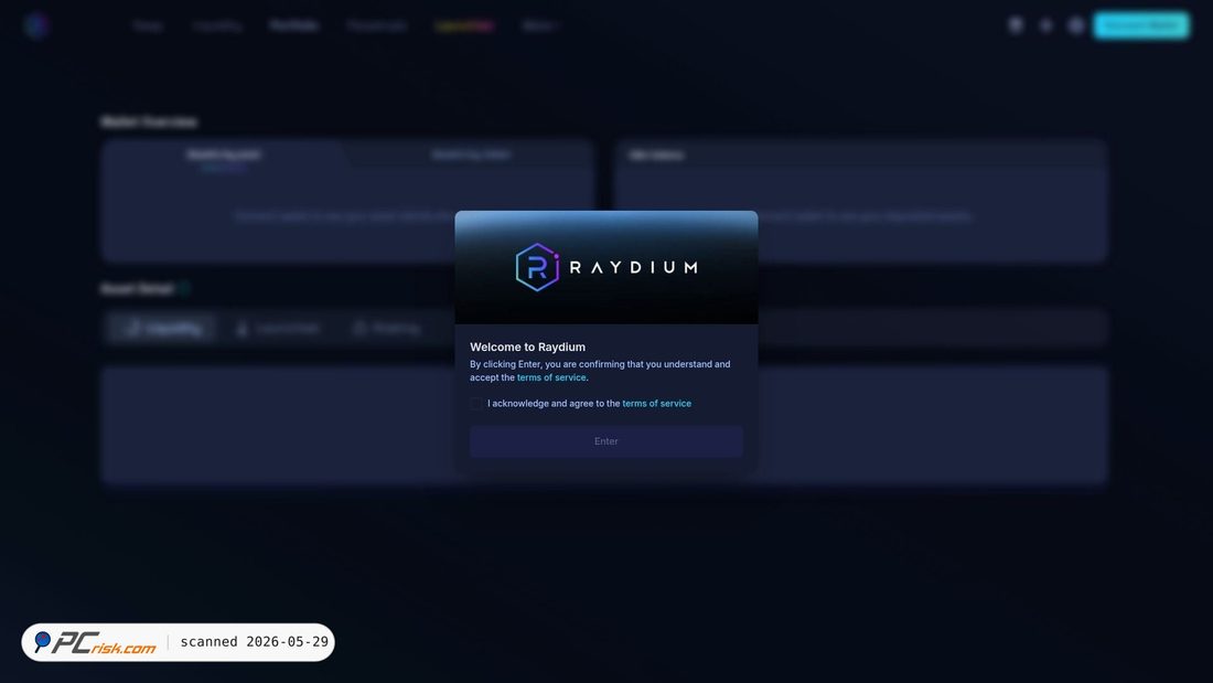 Screenshot of vote-raydium.com