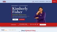 votekimberlyfisher.com screenshot