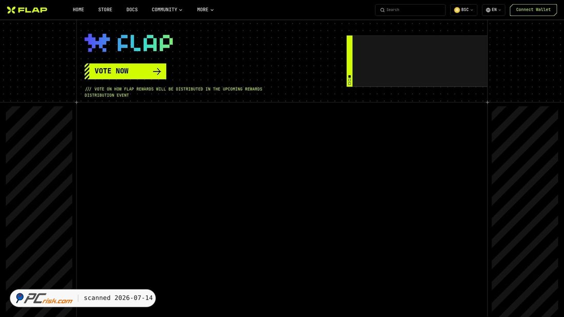 Screenshot of voting-flap.com